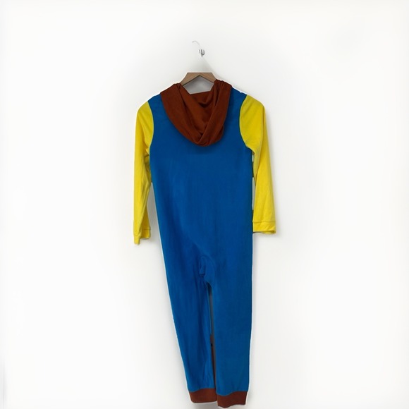 Disney Pixar Toy Story Woody Hooded Union Suit One-Piece Pajamas Kids 8/10 NWT - Picture 5 of 7